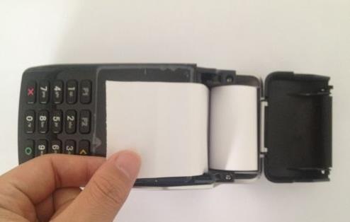 pos機裝紙的方法圖片 pos機裝紙的方法圖片